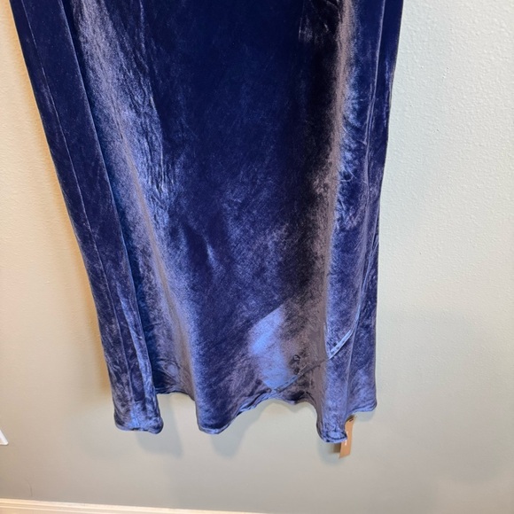 Reformation Sylvania Velvet Dress Maxi Elegant Strapless XL - Picture 5 of 7